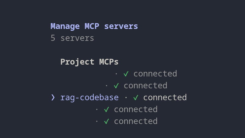 MCP server architecture showing fast embedding retrieval followed by precise cross-encoder reranking